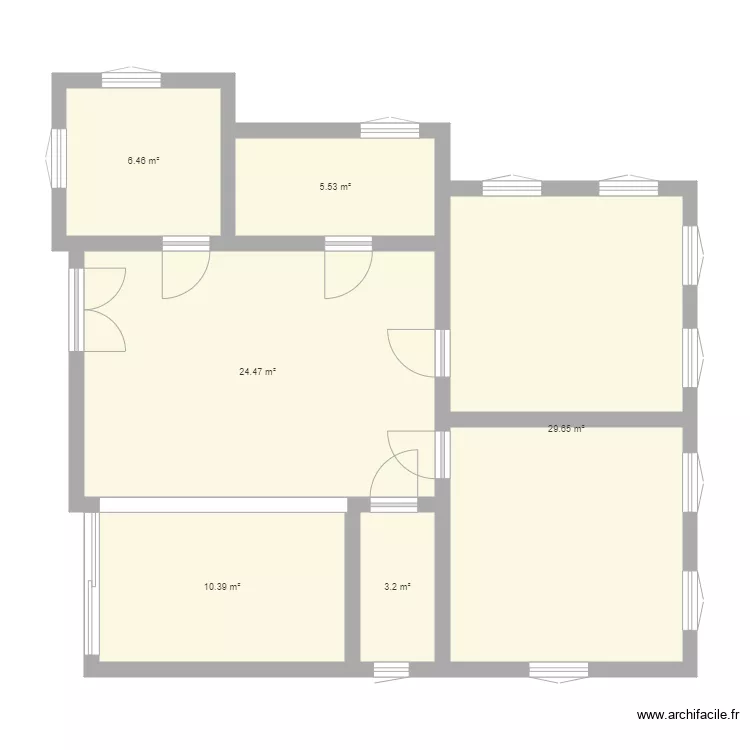 maison . Plan de 