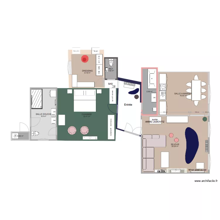 MARBEUF. Plan de 