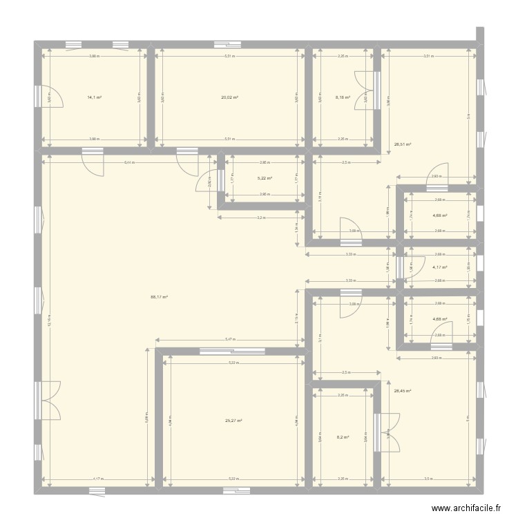 PK18. Plan de 0 pièce et 0 m2