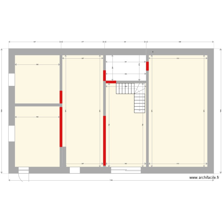 plan ferme kevin. Plan de 0 pièce et 0 m2