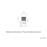 R&eacute;sidence Foyer international rdc et Notre Dame