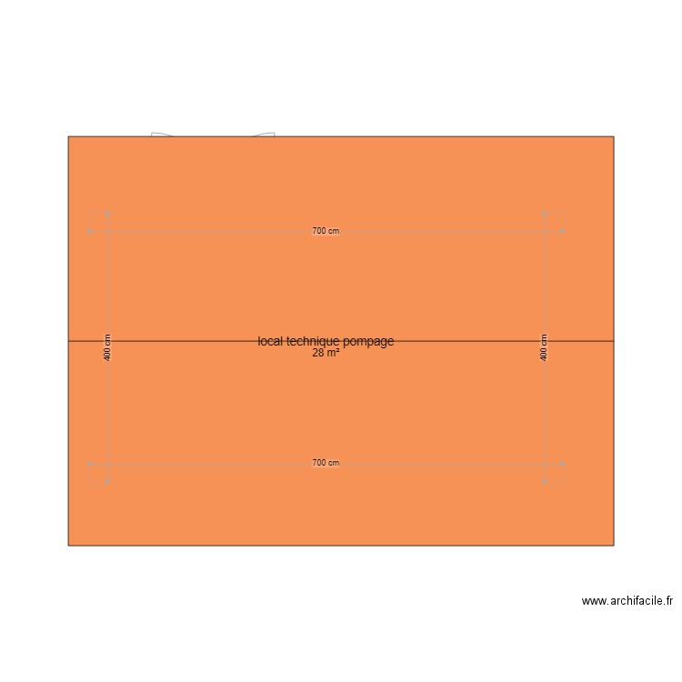 locale pompage. Plan de 0 pièce et 0 m2