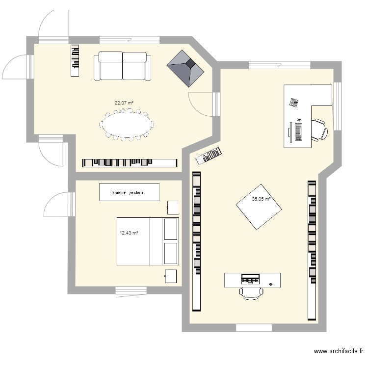 Pibrac actuel. Plan de 0 pièce et 0 m2