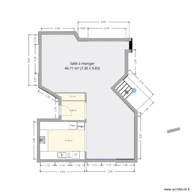 pan rch raph 1. Plan de 0 pièce et 0 m2