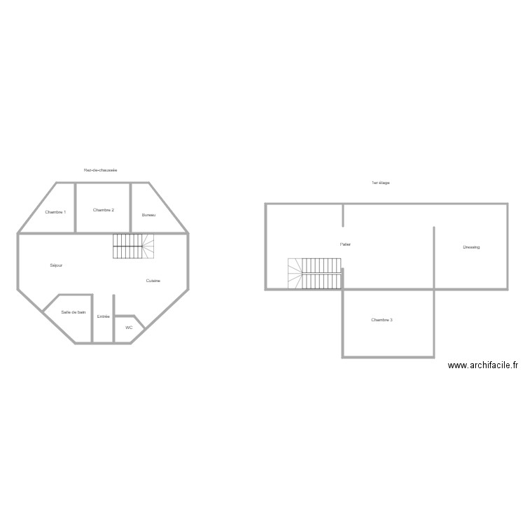 quatre champs. Plan de 0 pièce et 0 m2