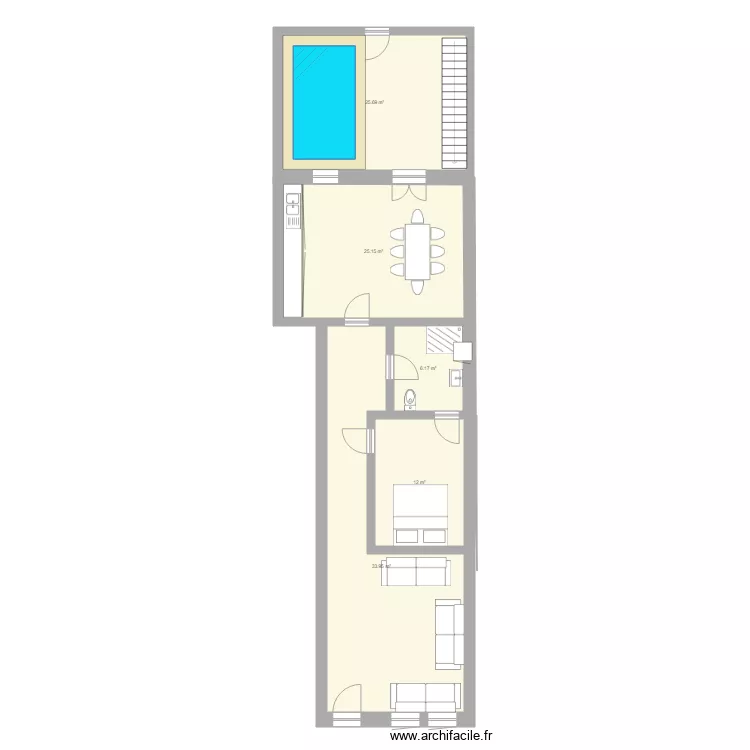 rdc bleuv1. Plan de 