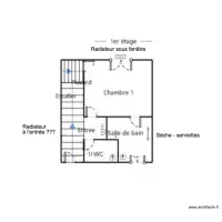 Plan radiateur/VMC - RDC 33m2
