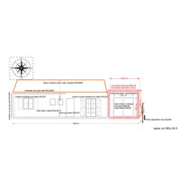 plan façade ouest projet