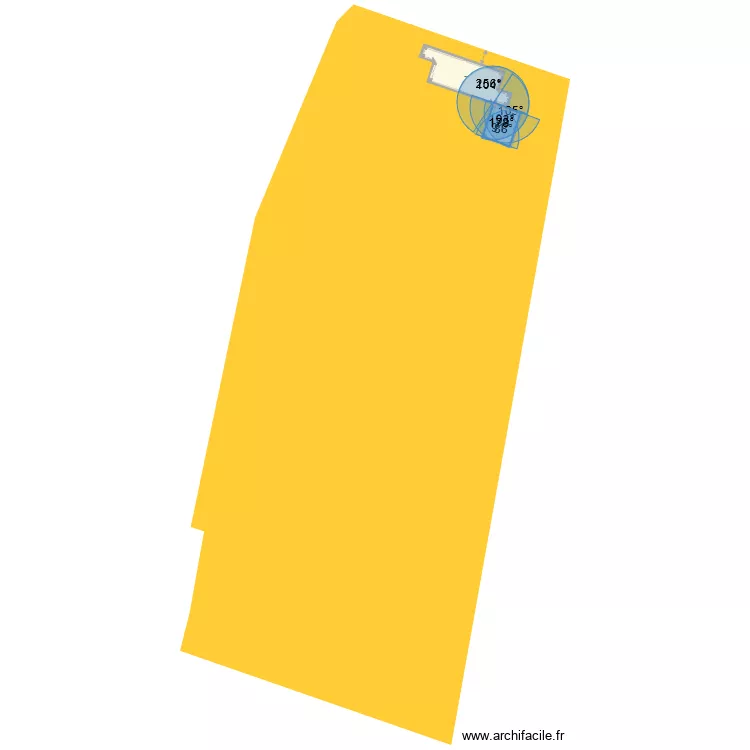 GONNEVILLE SUR MER. Plan de 