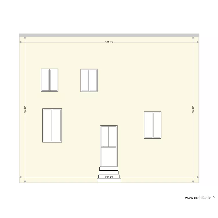 facade ben 7 neuf. Plan de facade ben 7 neuf. Plan de