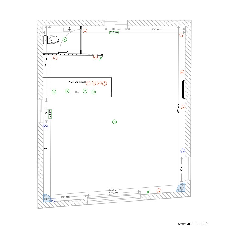 café associatif souillac 1. Plan de 1 pièce et 47 m2