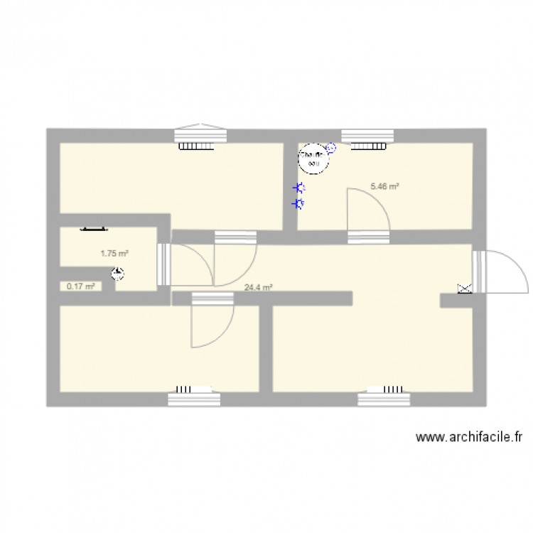 Schéma Electrique T3. Plan de 0 pièce et 0 m2