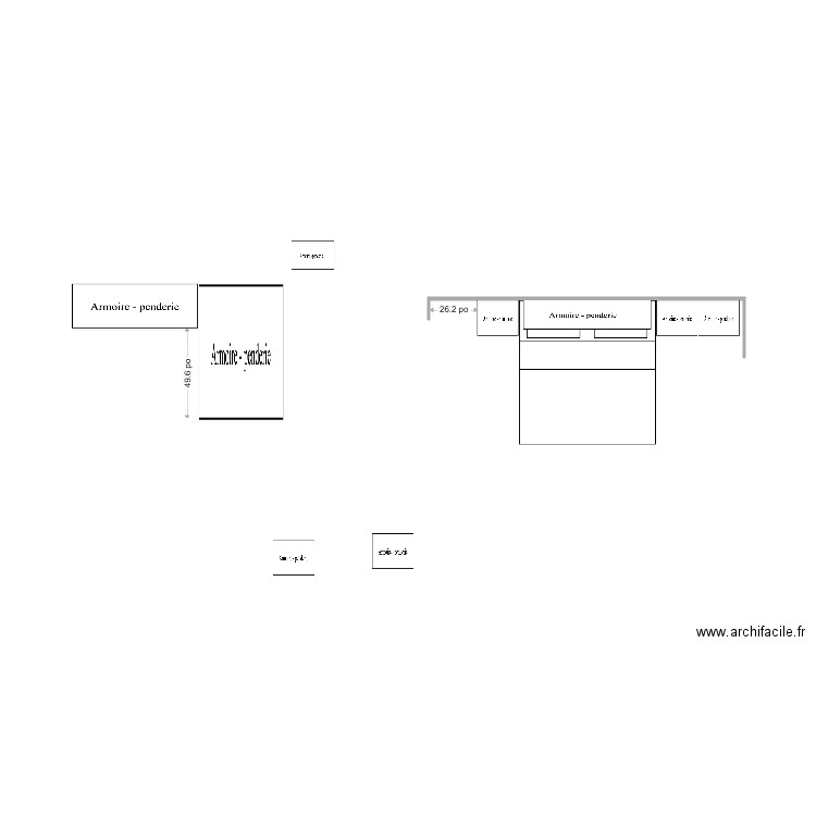 CHAMBRE GENB. Plan de 0 pièce et 0 m2