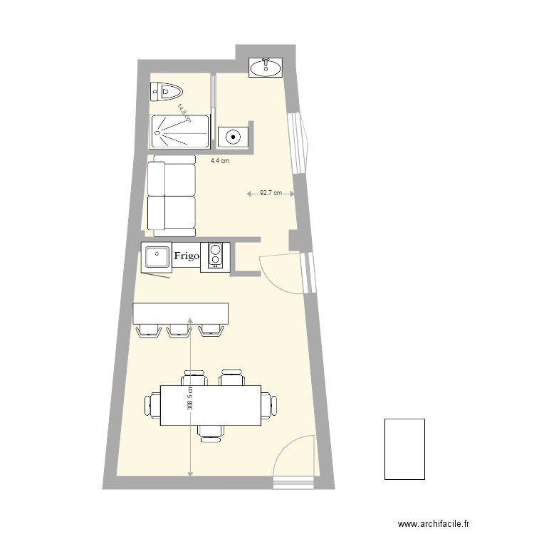 ermitage bureau 3. Plan de 0 pièce et 0 m2