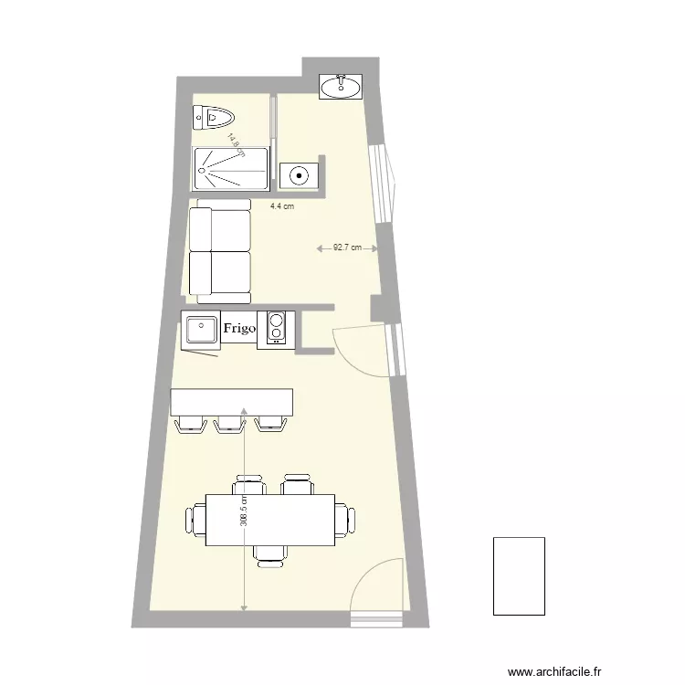 ermitage bureau 3. Plan de 