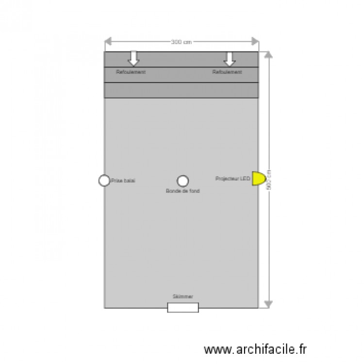 Piscine SCHUMERS2. Plan de 0 pièce et 0 m2