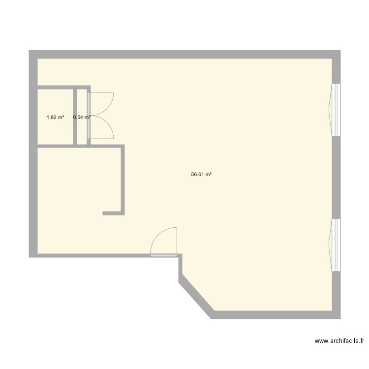 Planvide Eiffel. Plan de 0 pièce et 0 m2