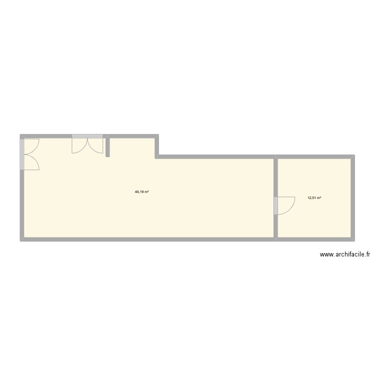 Bernay Appartement. Plan de 0 pièce et 0 m2