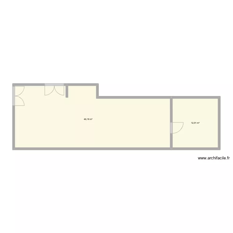 Bernay Appartement. Plan de 