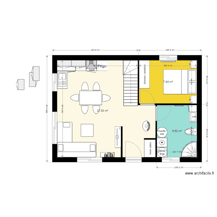 tiro 840 x 600 os120 pas 120 cuisine sud. Plan de 0 pièce et 0 m2