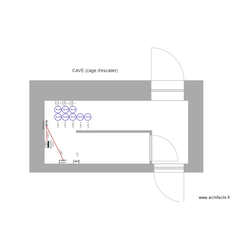 Ereffe  Cave. Plan de 0 pièce et 0 m2