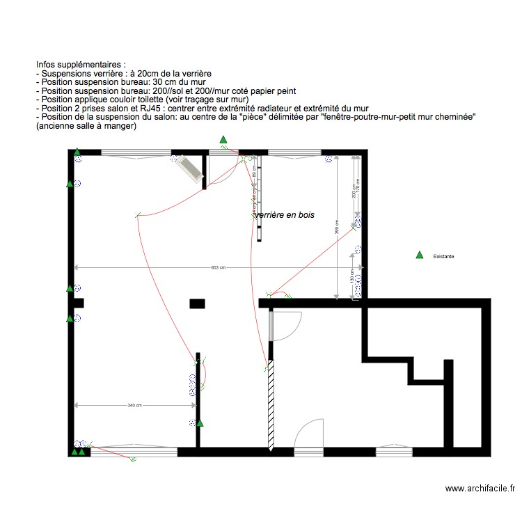 quitterie amaury élec. Plan de 0 pièce et 0 m2