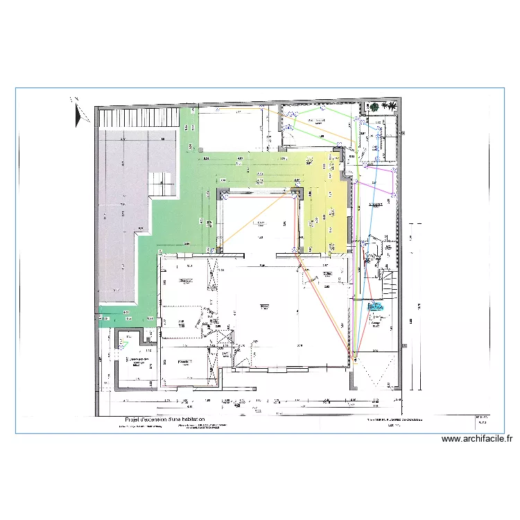 LACHENAUD PC. Plan de 
