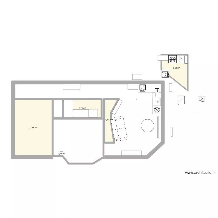 vincennes - 2. Plan de 5  et 21 m²