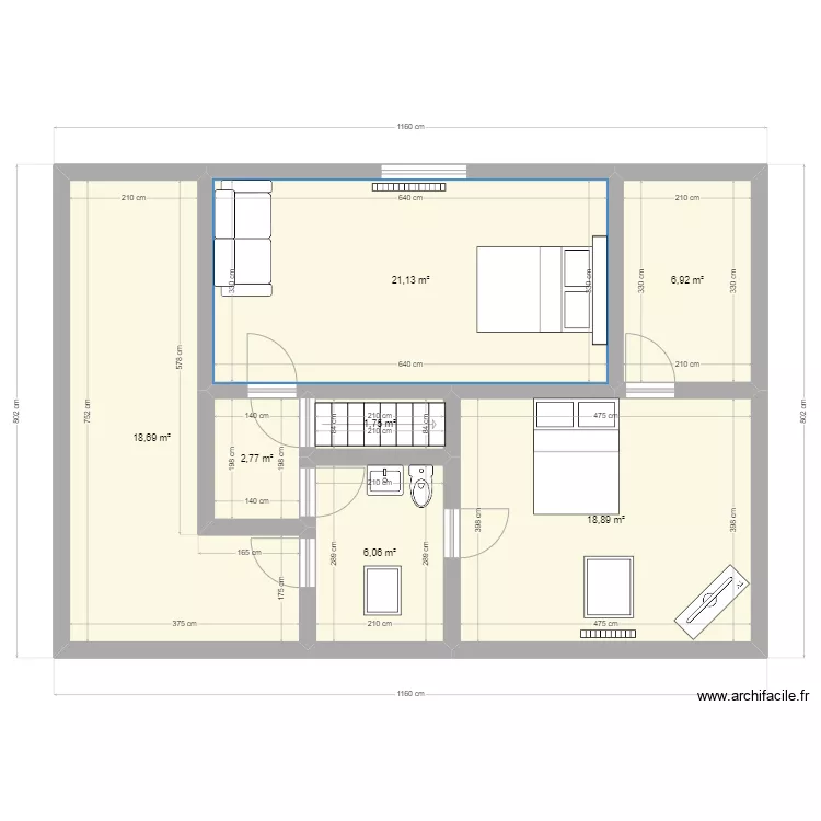 Montaut Haut. Plan de 