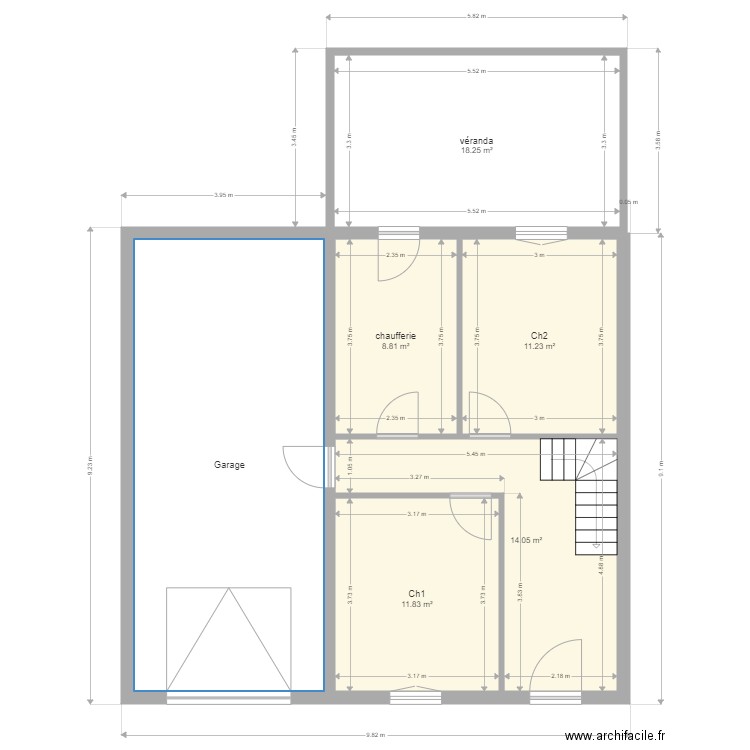 LANCE. Plan de 15 pièces et 177 m2