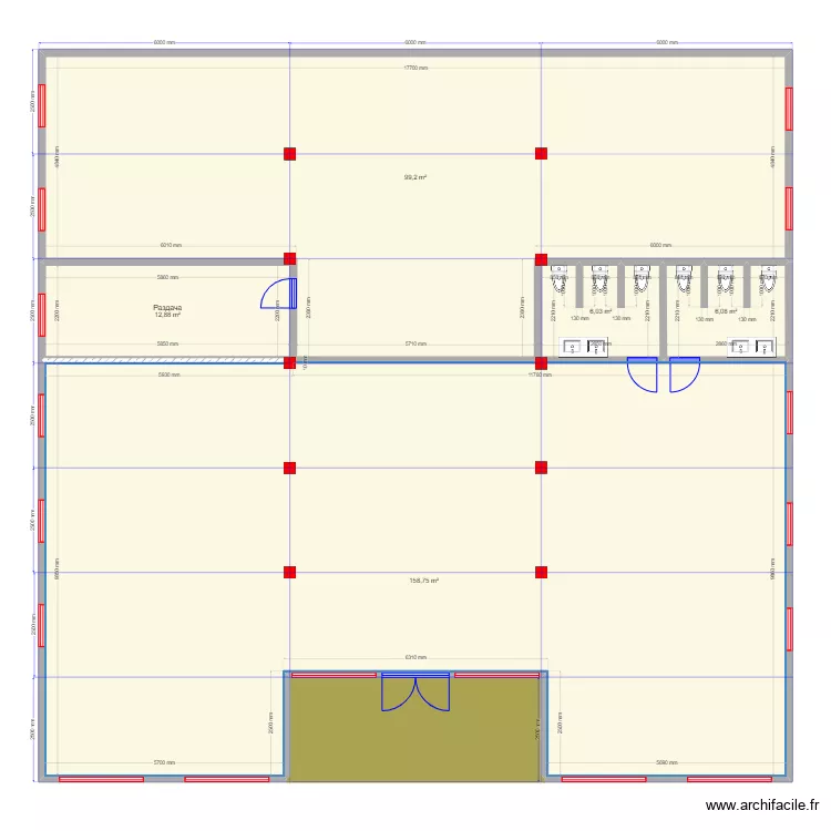 Столовка ГФ. Plan de 