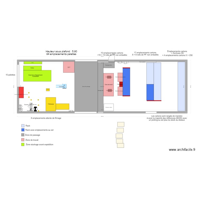 Expédition UAP3 V3. Plan de 1 pièce et 270 m2