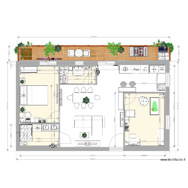 appart emma 3. Plan de 0 pièce et 0 m2