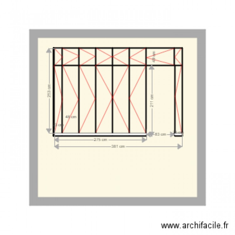 PLACARD SELLE chambre parents. Plan de 0 pièce et 0 m2