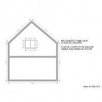 plan de coupe vu de gauche