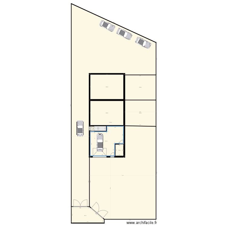 implantation. Plan de 0 pièce et 0 m2