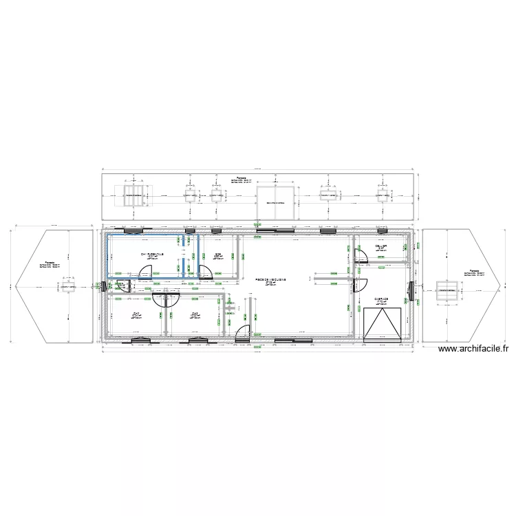 plan maison anti sismique 101m2 hors garage (1). Plan de 