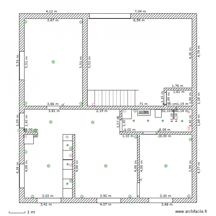 Mariusz Rez de Chaussez Cotes. Plan de 0 pièce et 0 m2