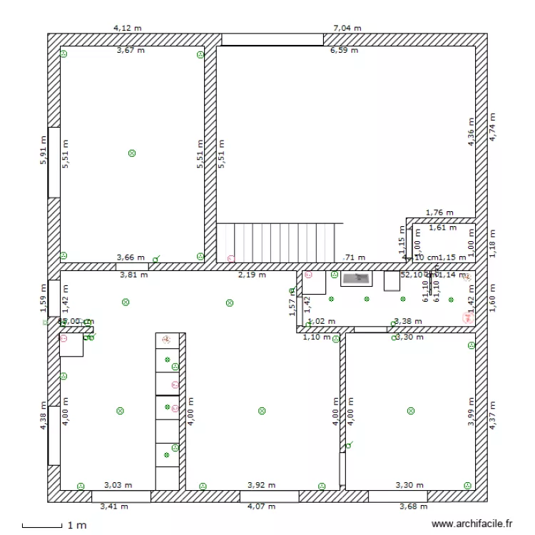 Mariusz Rez de Chaussez Cotes. Plan de Mariusz Rez de Chaussez Cotes. Plan de