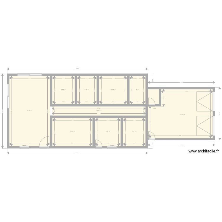 studio 3. Plan de 0 pièce et 0 m2