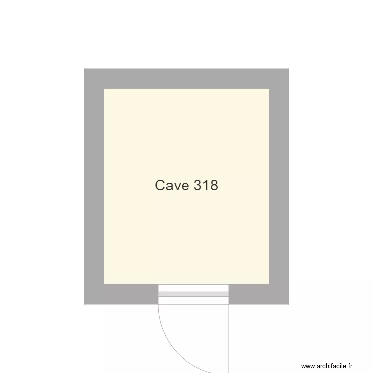 cave 318. Plan de cave 318. Plan de
