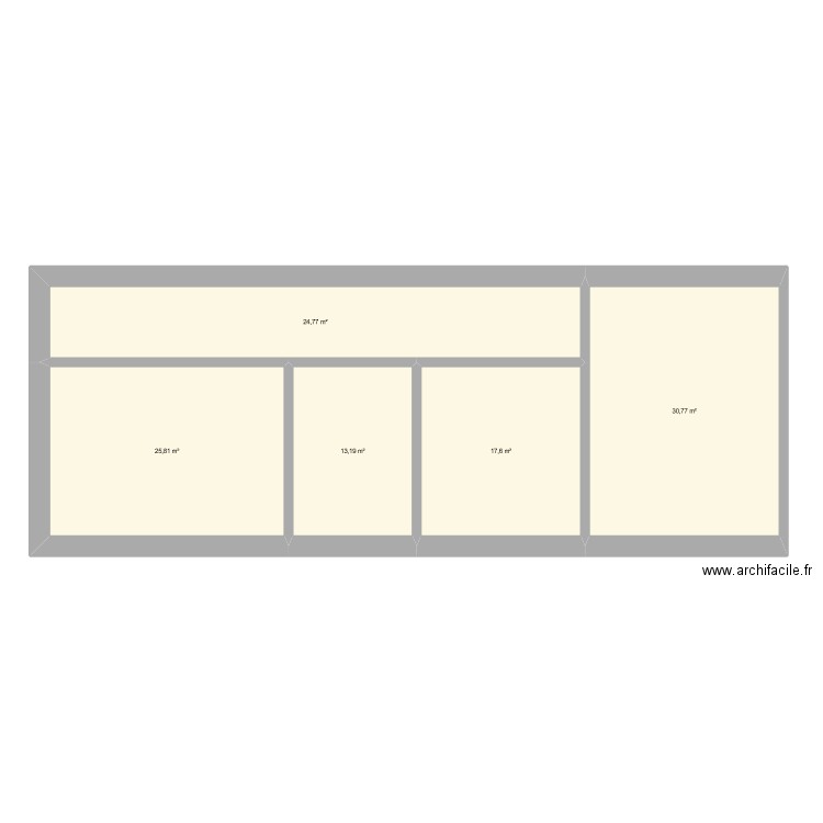 Projet maison. Plan de 5 pièces et 112 m2