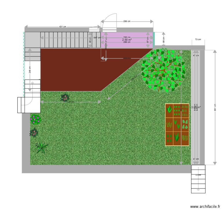 2019 Le Vignou Terrasse. Plan de 0 pièce et 0 m2