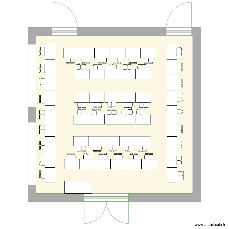 salle. Plan de 0 pièce et 0 m2
