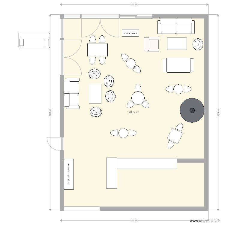 bar Sta Rosa. Plan de 0 pièce et 0 m2