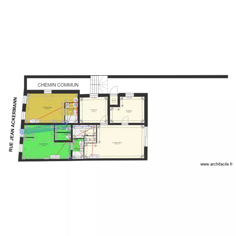 Vinovalley SAUMUR electricit&eacute;. Plan de 