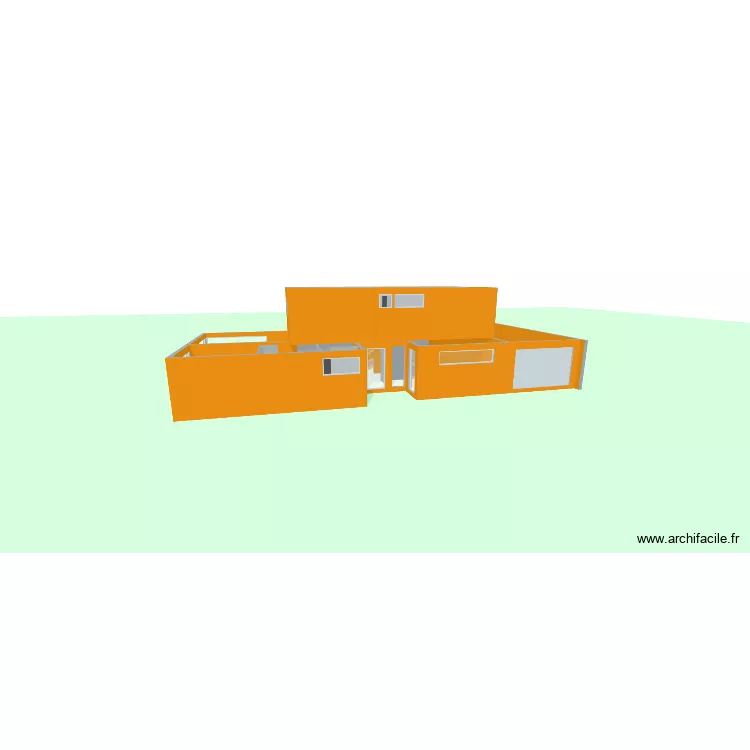 Rez de chauss&eacute;. Plan de 11  et 230 m²