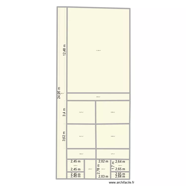 Zep suite. Plan de 15 Pièces et 251 m²