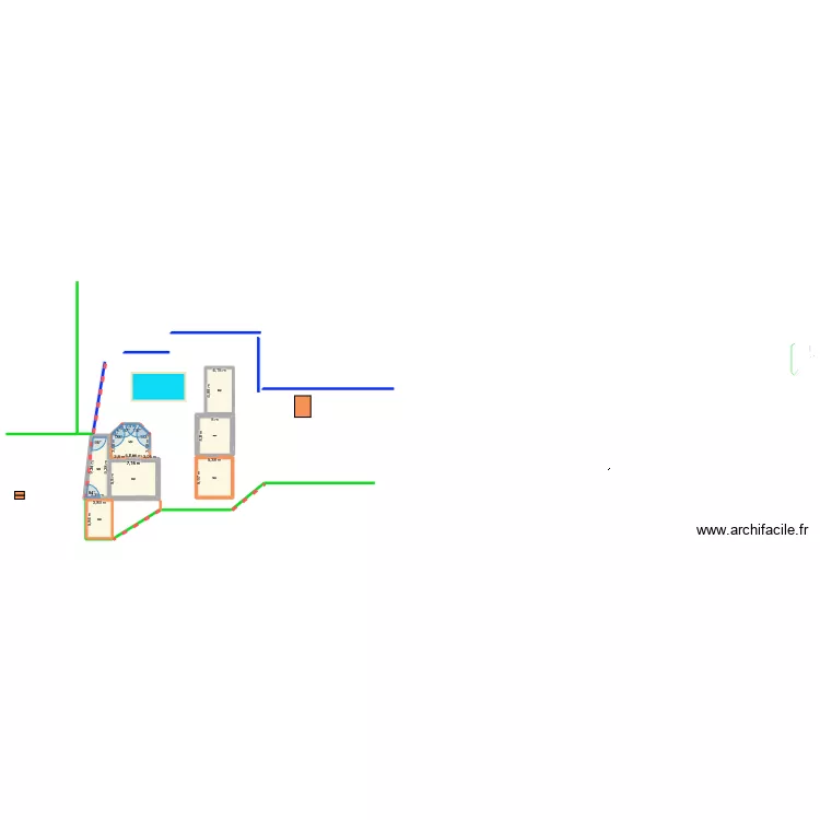 2 maisons COTES INTERRIEUR 05/26 sans veranda. Plan de 8 et 246 m² 2 maisons COTES INTERRIEUR 05/26 sans veranda. Plan de 8 et 246 m²