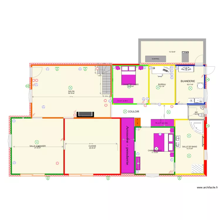 MAISON MAXENCE 2018 SIX. Plan de 